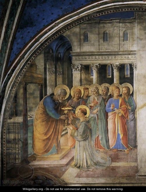 St Peter Consacrates Stephen as Deacon - Angelico Fra