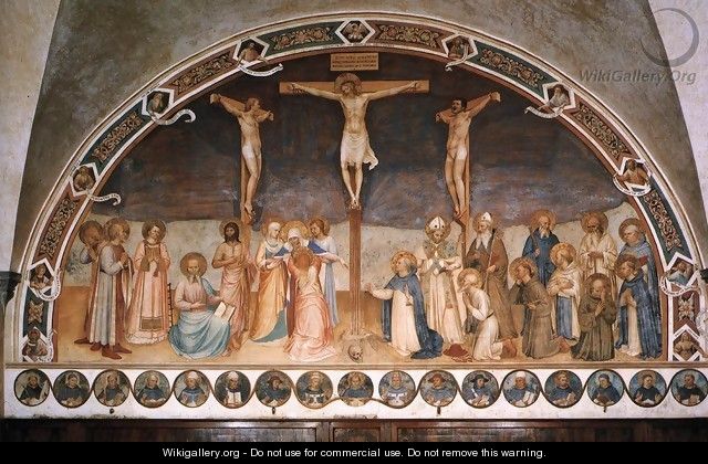 Crucifixion and Saints 2 - Angelico Fra