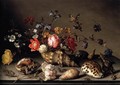 Still-Life of Flowers, Shells, and Insects 2 - Balthasar Van Der Ast