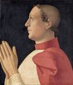 Profile Portrait of Cardinal Philippe de Levis - Antoniazzo Romano