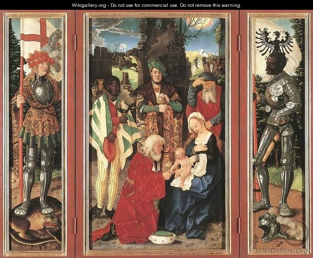 Three Kings Altarpiece (open) - Hans Baldung Grien