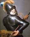 Man in Armour Holding a Pike - Jan Van Bijlert