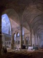 The Cloister of the Augustinian Nuns - Hubert Robert