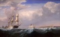 Sailing Ships off the New England Coast - Fitz Hugh Lane
