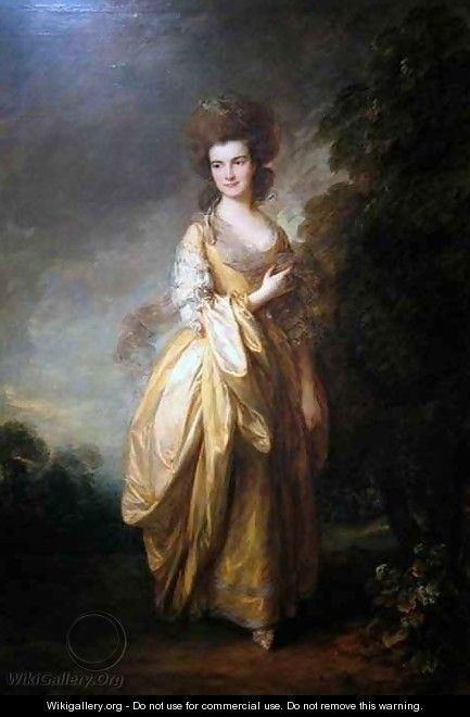 Elizabeth Jenks Beaufoy later Elizabeth Pycrofteth - Thomas Gainsborough