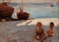 Beach at Capri - John Singer Sargent