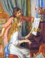 Two Young Girls at the Piano - Pierre Auguste Renoir