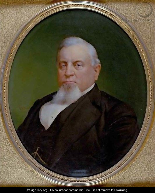 Portrait of Charles Crocker - Stephen William Shaw