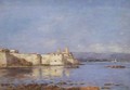 The Port of Antibes - Eugène Boudin