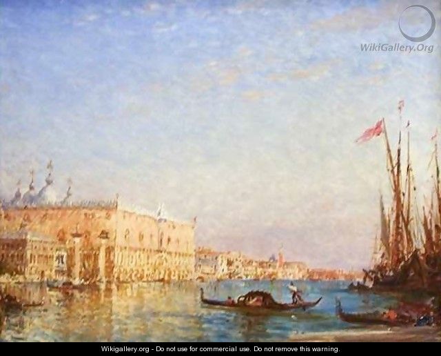 The Grand Canal in Venice - Felix Ziem