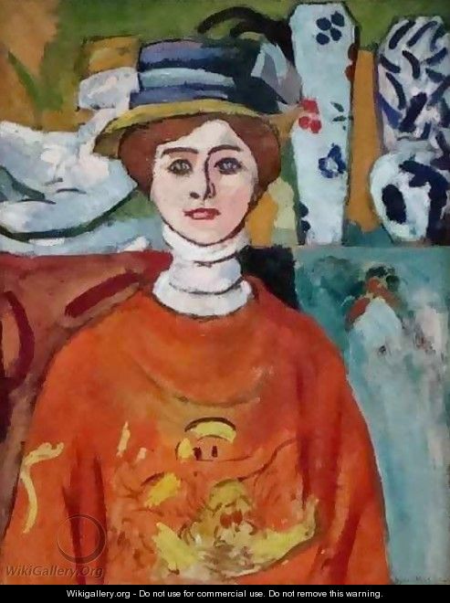 La fille aux yeux verts - Henri Matisse
