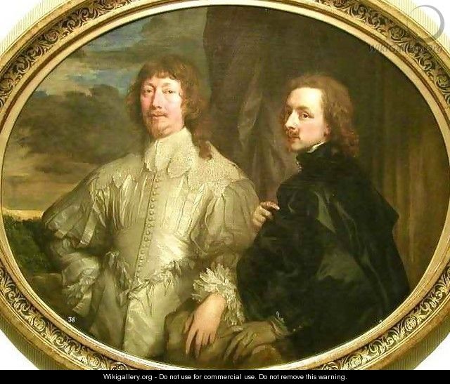 Self Portrait with Sir Endymion Porter - Francisco De Goya y Lucientes