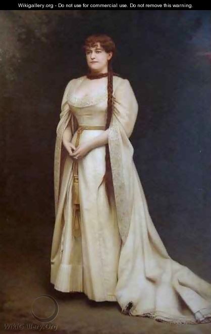 Portrait of Sophie Cruvelli Viscountess Vigier - Marie Alexandre Alophe