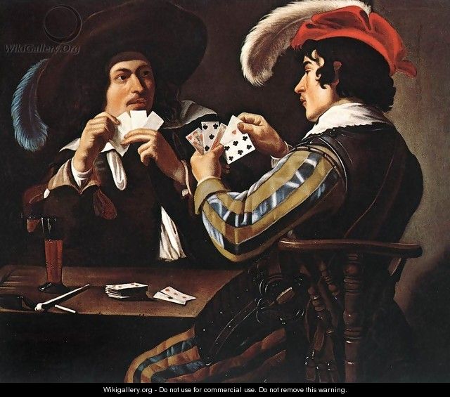 The Card Players 4 - Theodoor Rombouts