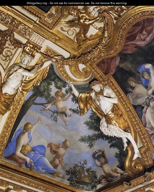 Ceiling decoration (detail) - Giovanni Francesco Romanelli