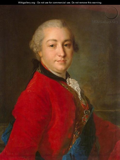 Portrait of Count Ivan Shuvalov - Fedor Rokotov