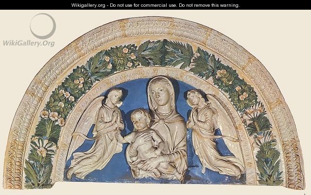 Madonna with Child and Angels - Luca della Robbia