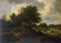 Landscape with a Traveller - Jacob Van Ruisdael