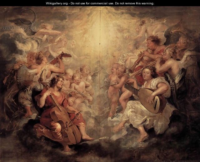 Music Making Angels - Peter Paul Rubens