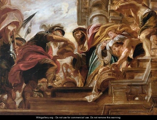 The Meeting of Abraham and Melchisedek - Peter Paul Rubens