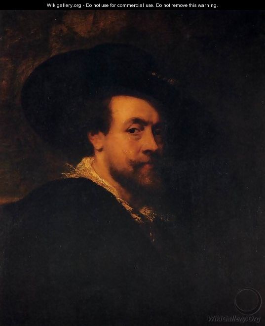 Self-Portrait with a Hat - Peter Paul Rubens
