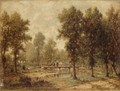 Landscape with a Bridge - Theodore Rousseau