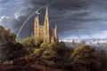 Gothic Cathedral with Imperial Palace - Karl Friedrich Schinkel