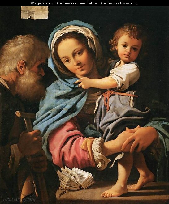The Holy Family - Bartolomeo Schedoni