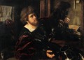 Portrait of a Man in Armour (known as Gaston de Foix} - Giovanni Girolamo Savoldo
