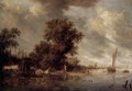 River Landscape at Arnheim - Salomon van Ruysdael