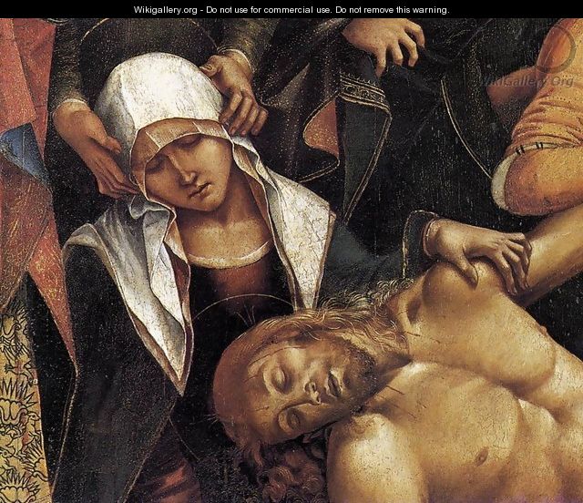 Lamentation over the Dead Christ (detail) - Luca Signorelli