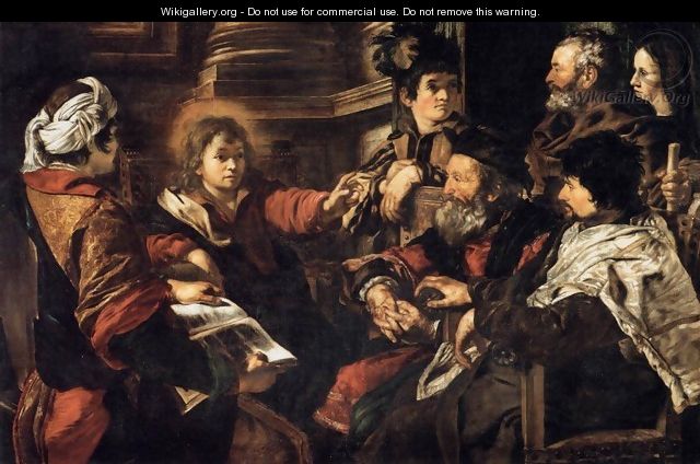 Christ among the Doctors - Giovanni Serodine