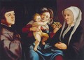 Madonna of the Daffodils with the Child and Donors - Jan Van Scorel