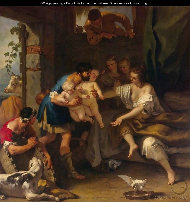 Childhood of Romulus and Remus - Sebastiano Ricci