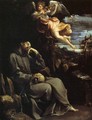 St Francis Consoled by Angelic Music - Guido Reni