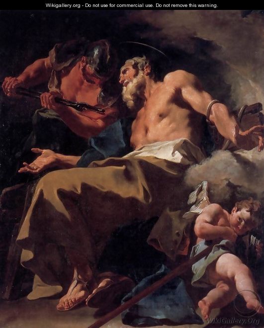 The Torture of St Thomas - Giovanni Battista Pittoni the younger