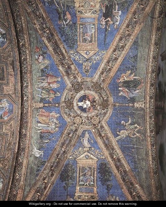 Vault decoration - Bernardino di Betto (Pinturicchio)