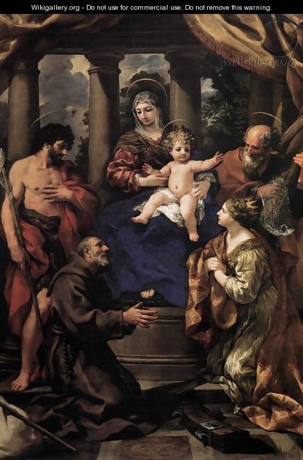 Virgin and Child with Saints - Pietro Da Cortona (Barrettini)