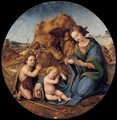 Madonna and Sleeping Christ Child with the Infant St John the Baptist - Piero Di Cosimo