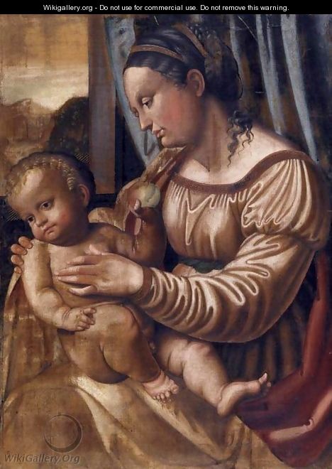 Madonna and Child - Callisto Piazza Da Lodi