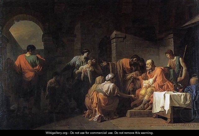 Belisarius Receiving Hospitality from a Peasant Who Had Served under Him 2 - Jean-Francois-Pierre Peyron