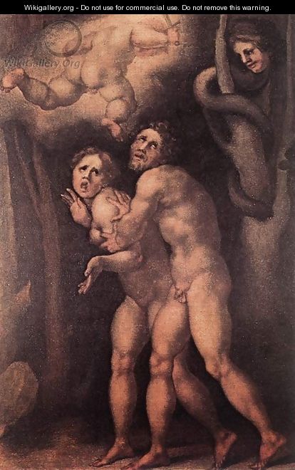 The Expulsion from Earthly Paradise - (Jacopo Carucci) Pontormo