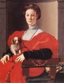 Portrait of a Lady in Red - (Jacopo Carucci) Pontormo