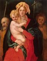 Madonna and Child with St. Joseph and Saint John the Baptist - (Jacopo Carucci) Pontormo