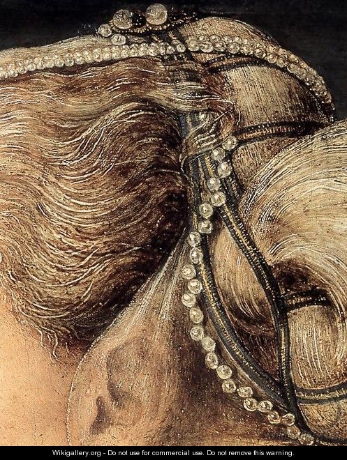 Portrait of a Girl (detail) - Piero del Pollaiuolo