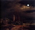 Seashore by Moonlight - Egbert van der Poel