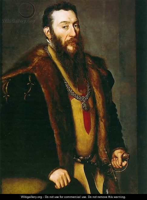 Portrait of Giovanni Battista di Castaldo - Anthonis Mor Van Dashorst