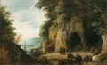 Monk's Hermitage in a Cave - Joos De Momper