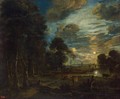 Night Landscape with a River - Aert van der Neer