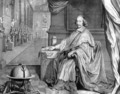 Cardinal Mazarin in His Palace - Robert